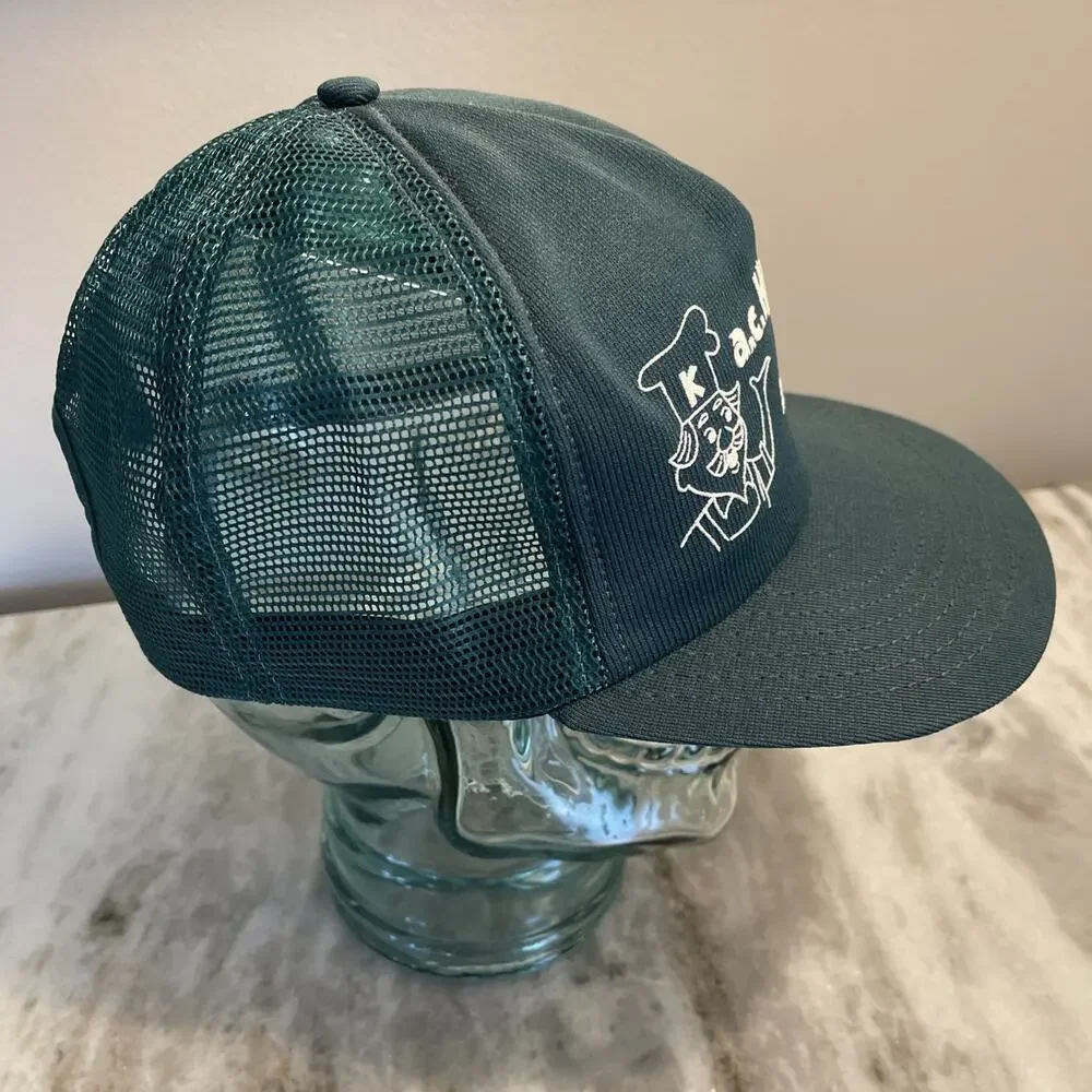 Vintage A.C. Kissling co. sauer kraut. green trucker hat Foam Breakdown